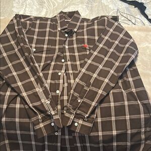 Cinch Brown Plaid Men's Shirt